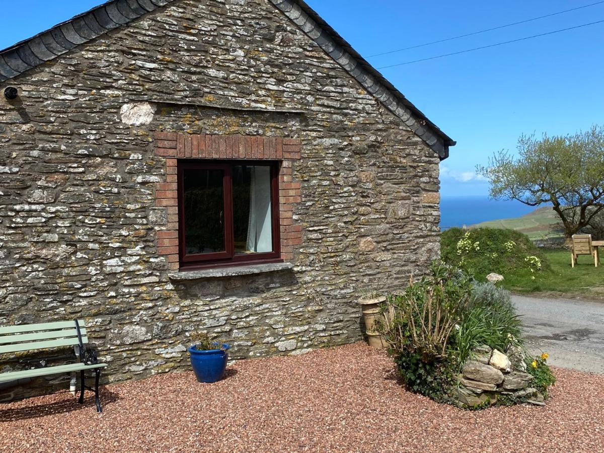 Polrunny Farm Seaberry Cottage With A Sea View And Log Burner Boscastle Exteriör bild